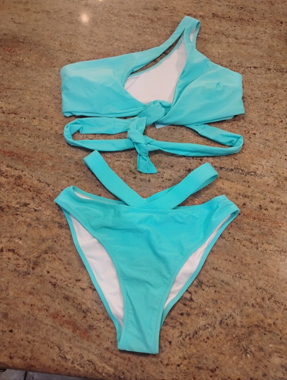 Popvil Women's Solid Color Bandage Design Cut Out Bikini, Size: S, NWT